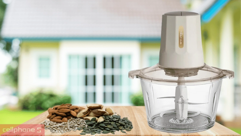 Máy xay thịt đa năng BEAR QSJ-E03B2 - 300W - Dung tích lên đến 2L, 4 lưỡi dao siêu bén