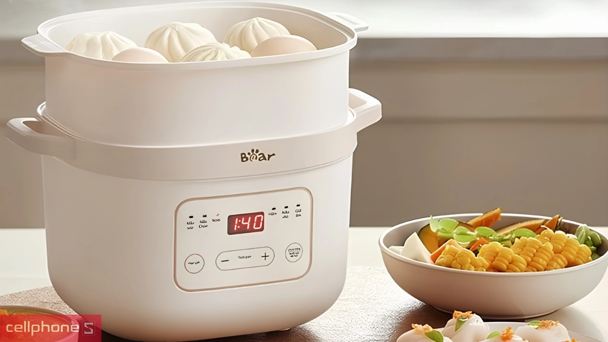 Bảng điều khiển của Nồi nấu chậm 1.6L Bear SB-NNC16