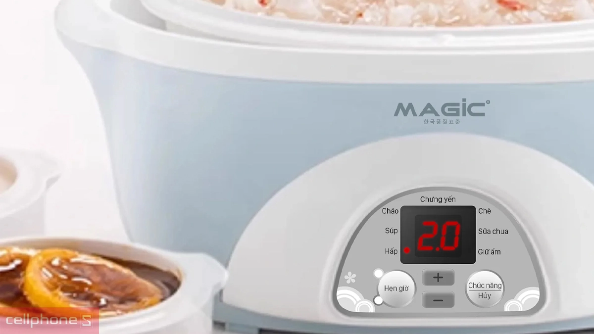 Thiết kế, vật liệu nồi chưng yến Magic A-053