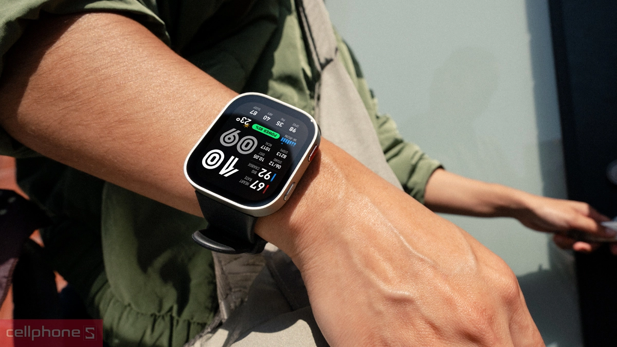 Thiết kế đồng hồ thông minh Amazfit Bip Max