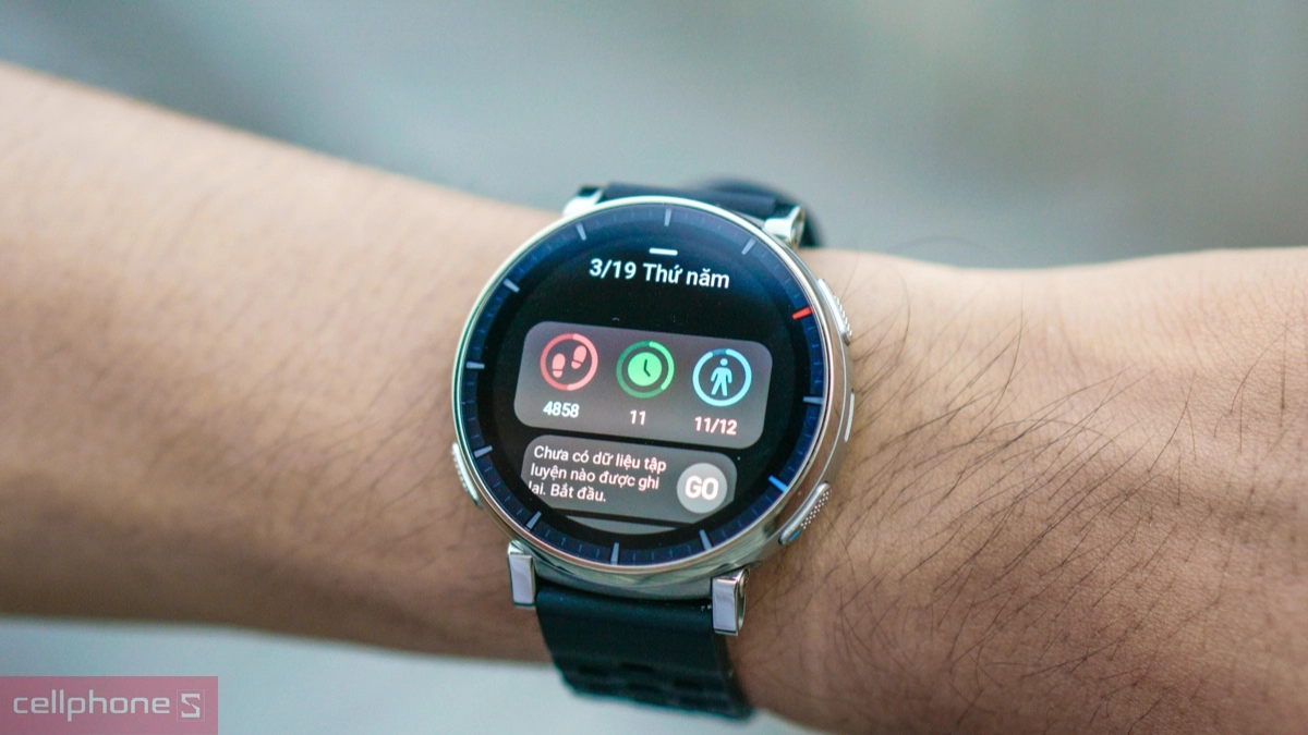 Theo dõi các chỉ số chuyên sâu với đồng hồ thông minh Amazfit Active 3 Premium