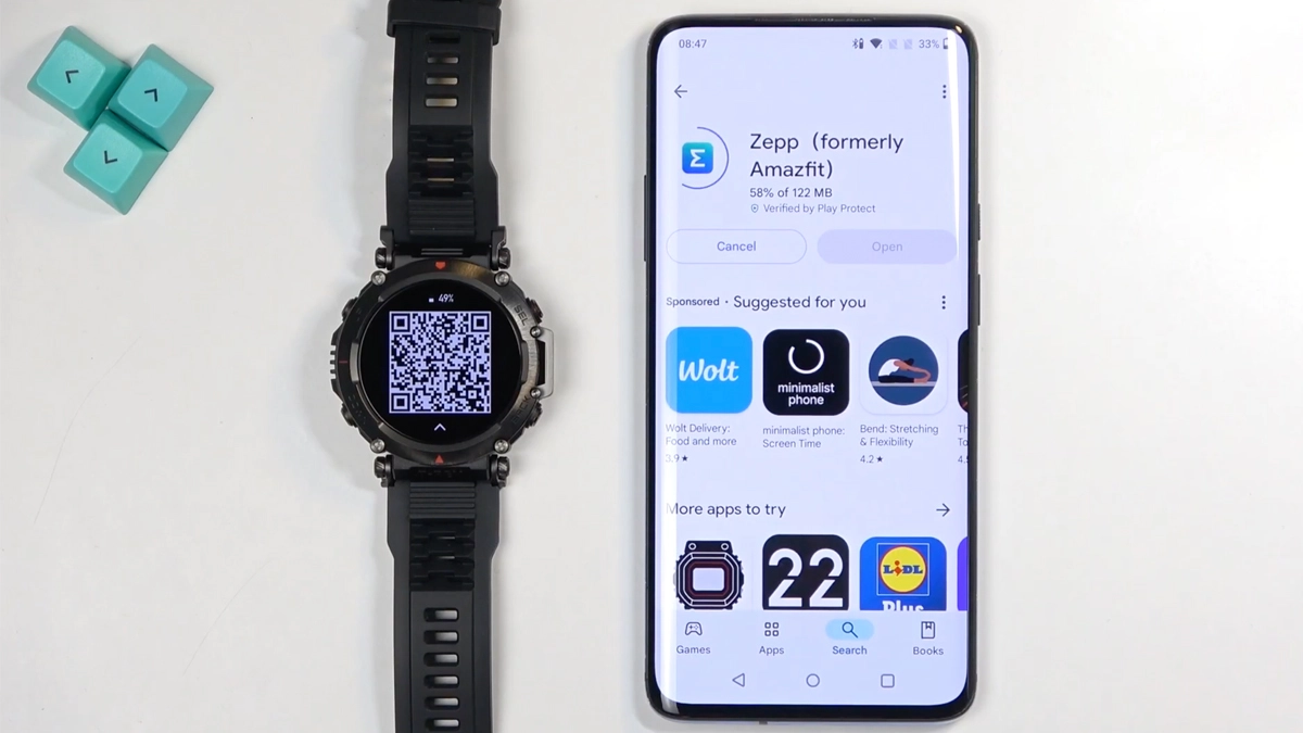 Tải ứng dụng đồng hồ thông minh Amazfit T-Rex Ultra 2