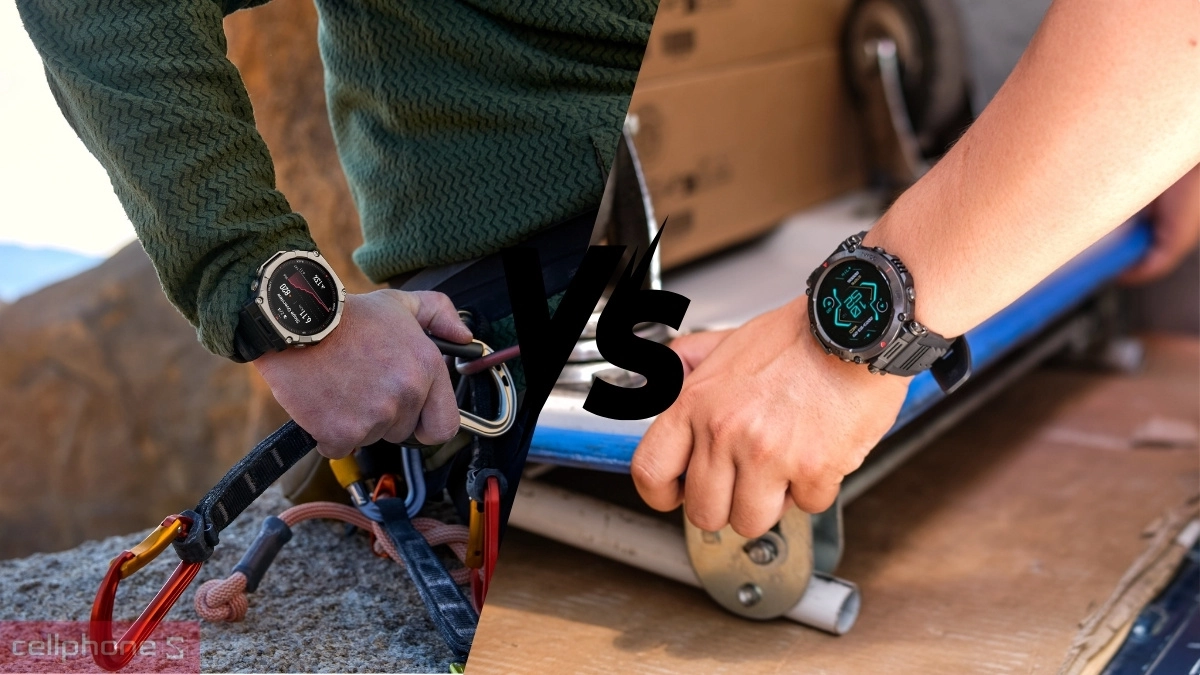 So sánh đồng hồ thông minh Amazfit T-Rex Ultra 2 và Amazfit T-Rex Ultra