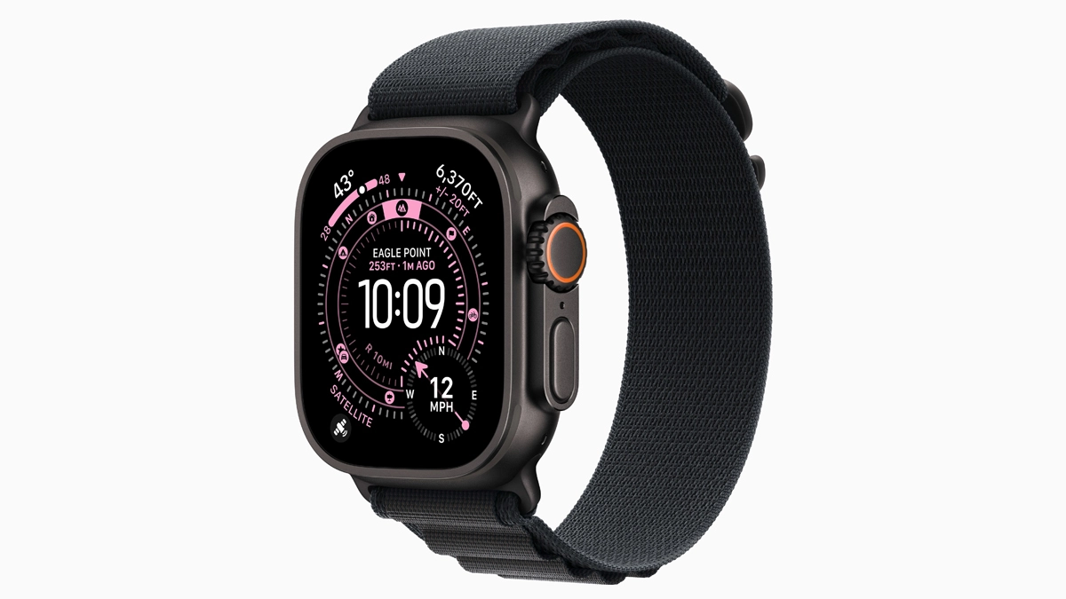 Thiết kế Apple Watch Ultra 3 viền Titan dây Alpine Size L