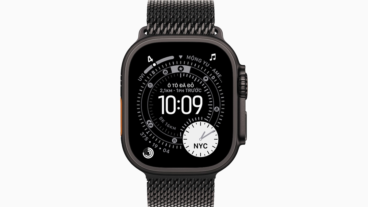 Tính năng Apple Watch Ultra 3 viền Titan dây thép Size M