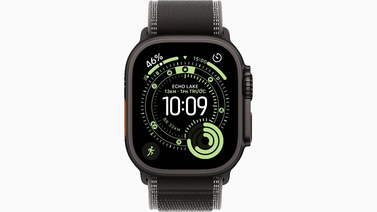 Tính năng Apple Watch Ultra 3 viền Titan dây Trail M/L