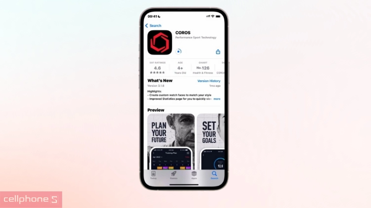 Hướng dẫn kết nối app với đồng hồ thông minh Coros Pace 4 dây nylon