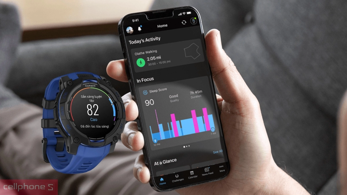 Hướng dẫn sử dụng đồng hồ thông minh Garmin Instinct 3 Supernova Amoled 45mm