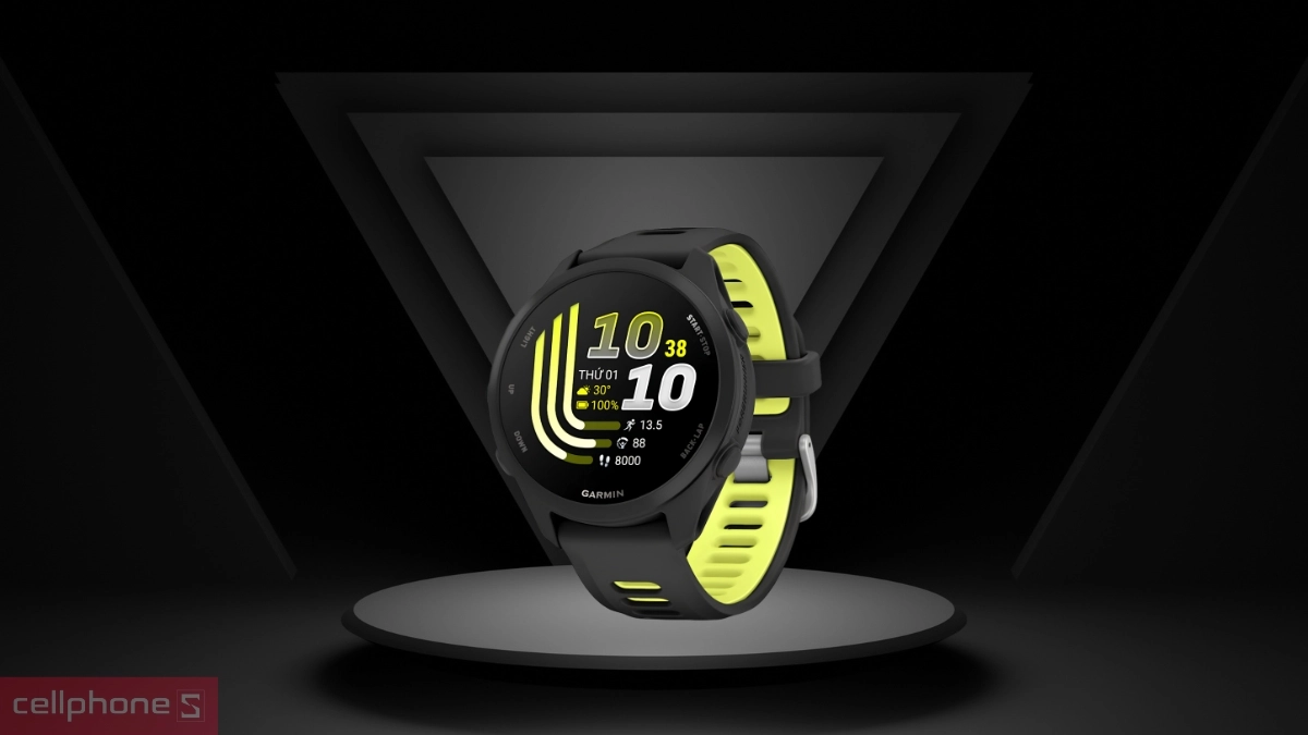 Hình ảnh thực tế dòng đồng hồ thể thao Garmin Forerunner 170 chính hãng với mức giá phổ thông