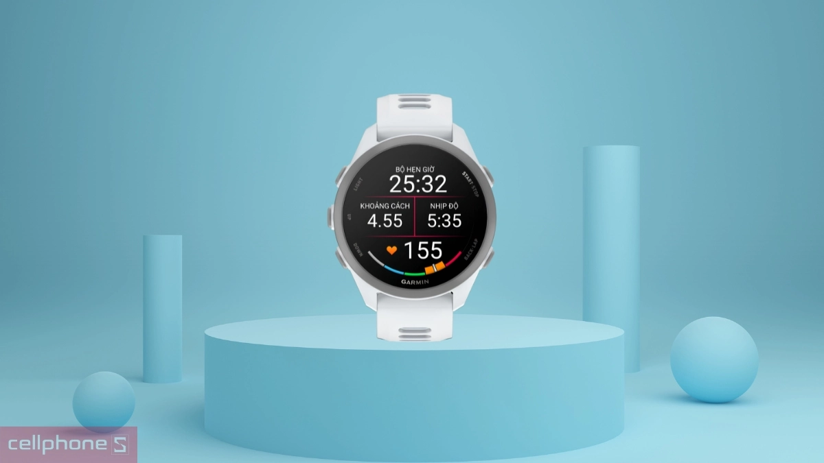 Hình ảnh thực tế cận cảnh mẫu đồng hồ chạy bộ Garmin Forerunner 170 vừa ra mắt toàn cầu