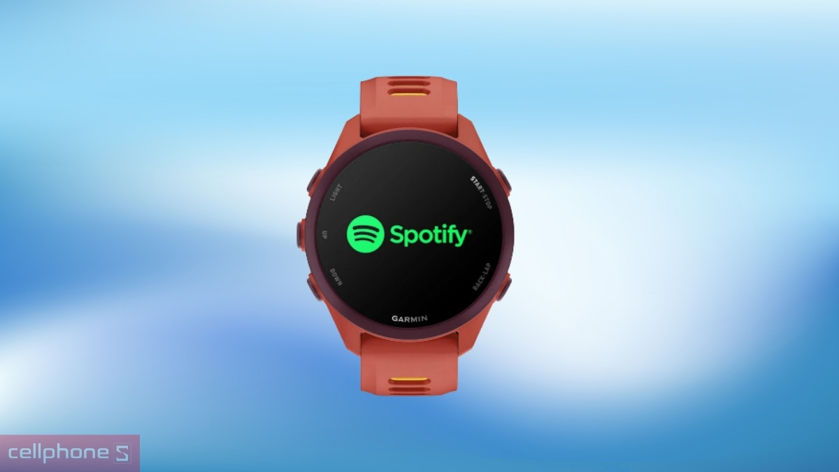Tính năng đồng bộ nhạc Spotify ngoại tuyến giúp phân biệt Garmin Forerunner 170 Music và bản thường