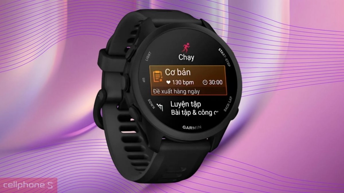Thiết kế đồng hồ Garmin Forerunner 70
