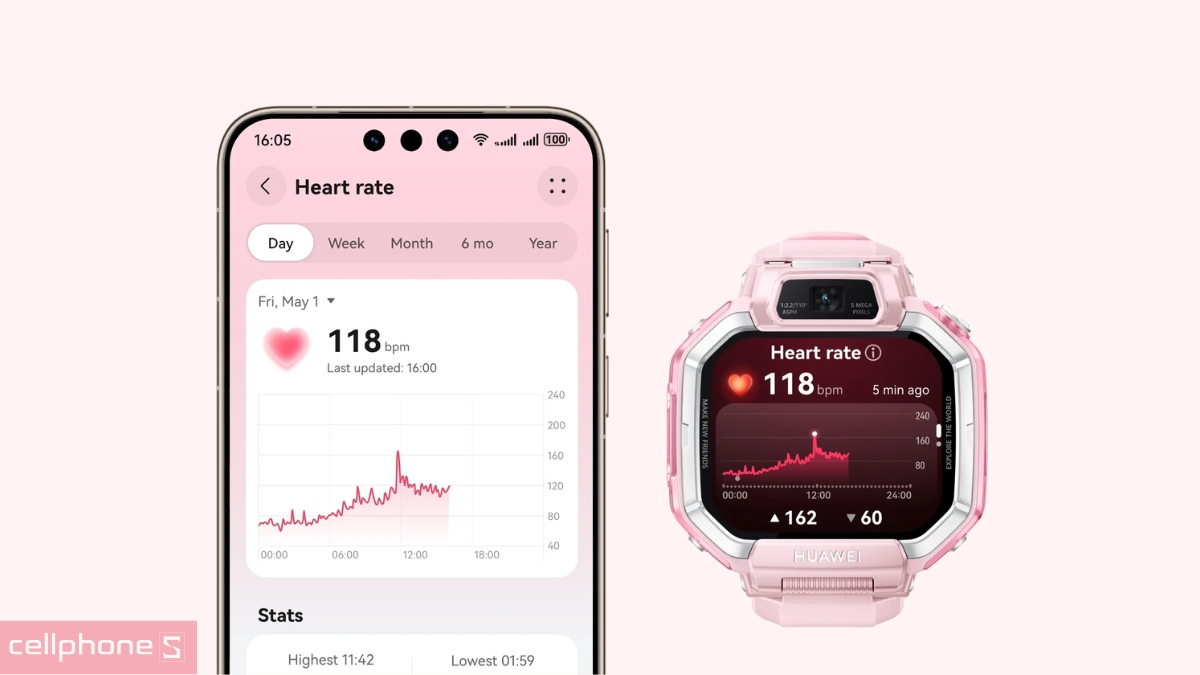 Kết nối app với đồng hồ thông minh Huawei Watch Kids X1