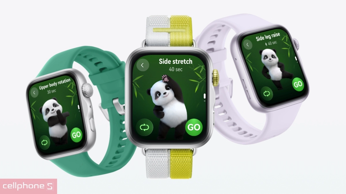 Các phiên bản màu sắc dây đeo đồng hồ thông minh Huawei Watch Fit 5 chính hãng