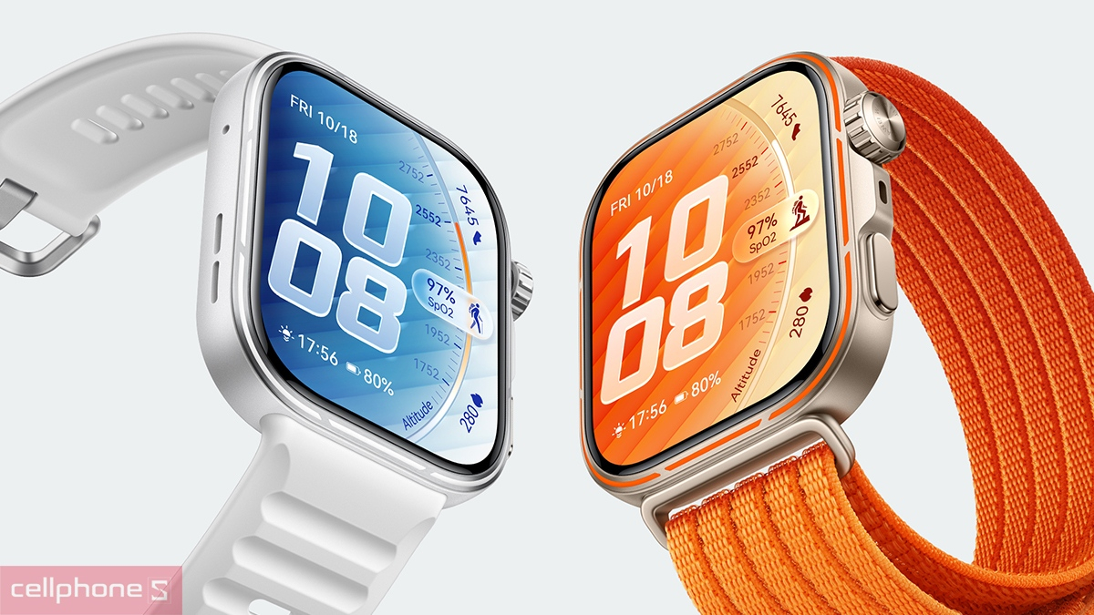 Khác biệt giữa đồng hồ thông minh Huawei Watch Fit 5 dây Nylon với Huawei Watch Fit 5 Pro