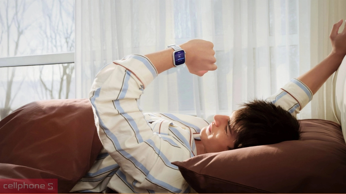 Huawei Watch Fit 5 Pro tích hợp công nghệ Huawei TruSleep giúp chấm điểm và phân tích giấc ngủ chuyên sâu