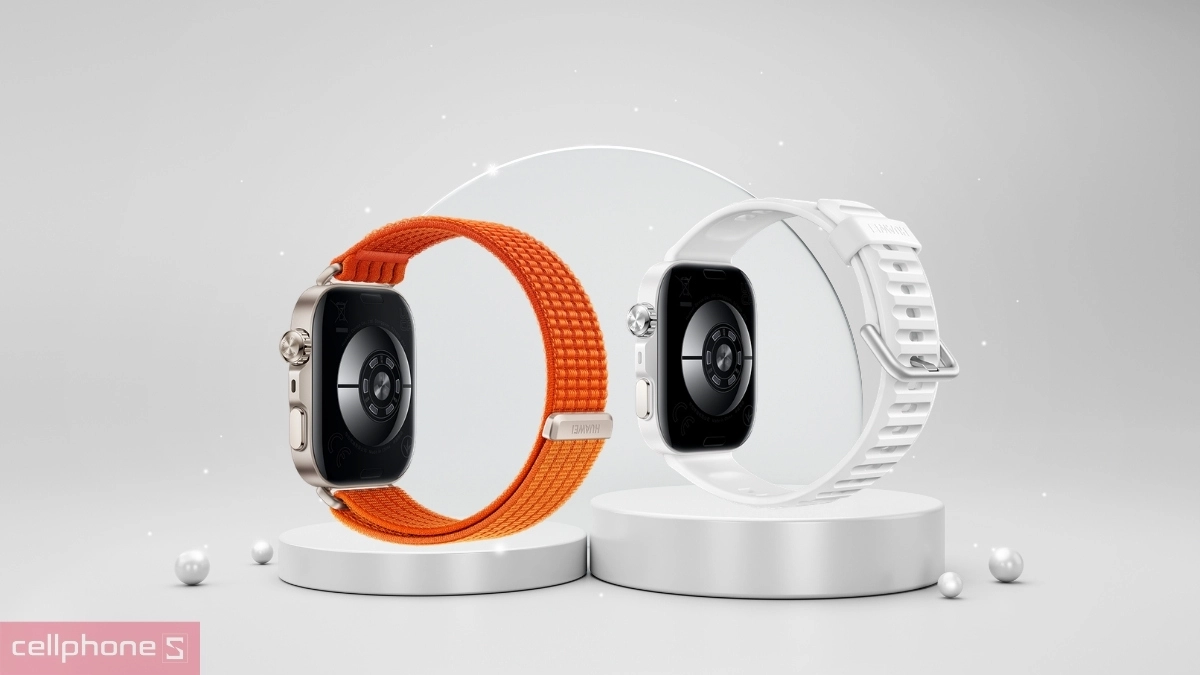 Cận cảnh thiết kế chốt gài và chất liệu dây đeo cao cấp của Huawei Watch Fit 5 Pro