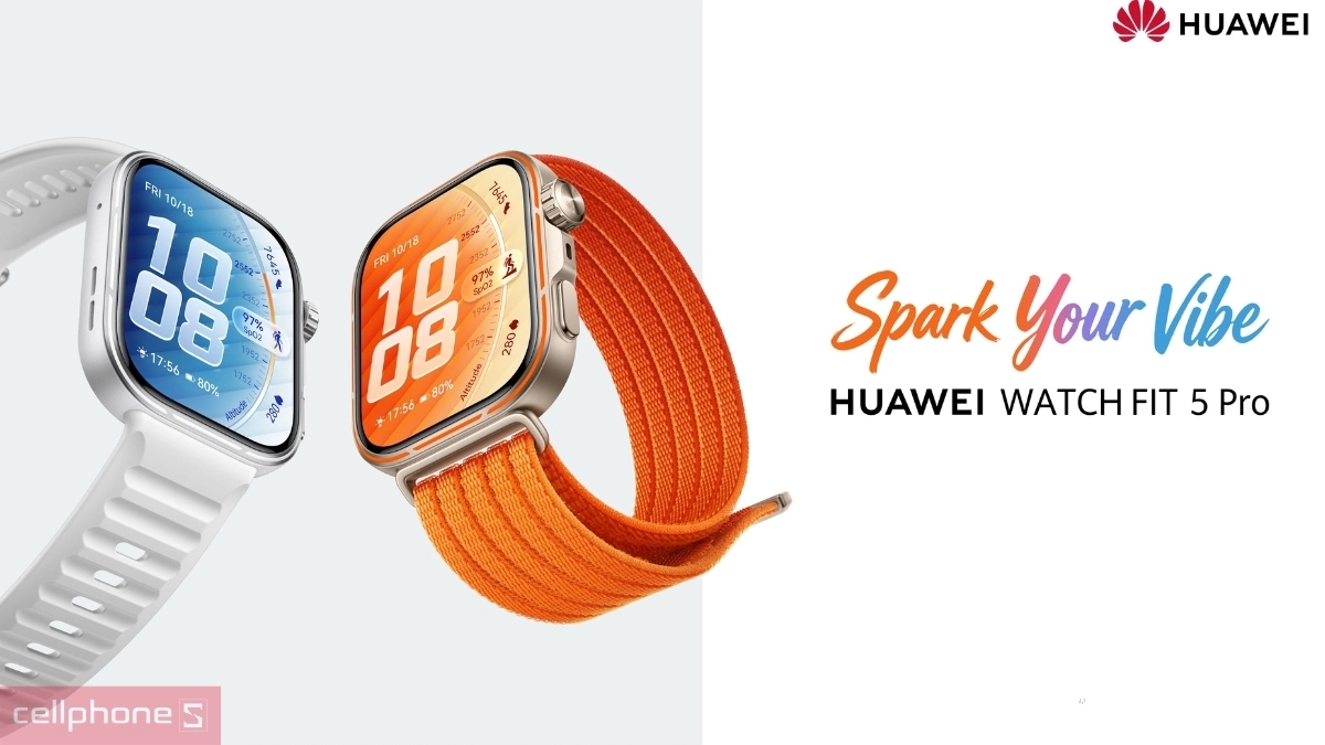 Đồng hồ Huawei Watch Fit 5 Pro ra mắt tháng 05/2026 với hàng loạt cải tiến vượt trội