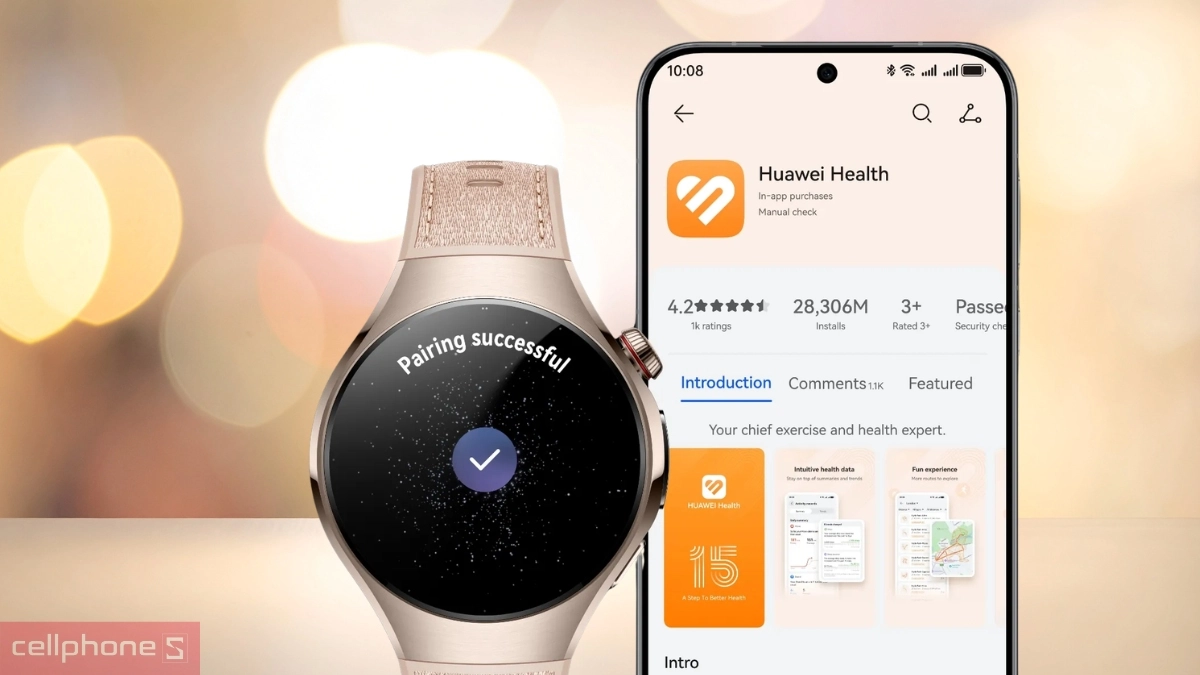 Huawei Watch 5 tương thích với cả Android và iOS