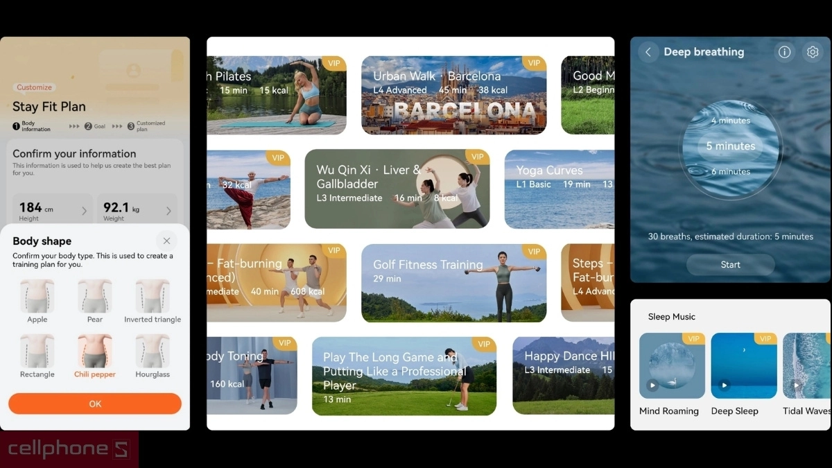 HUAWEI HEALTH+ trên HUAWEI Watch Fit 4 Pro