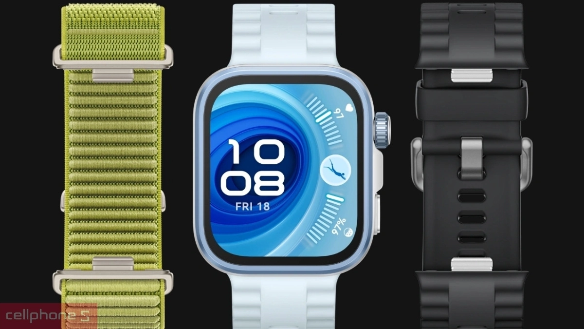 Huawei Watch Fit 4 Pro với nhiều lựa chọn dây đeo