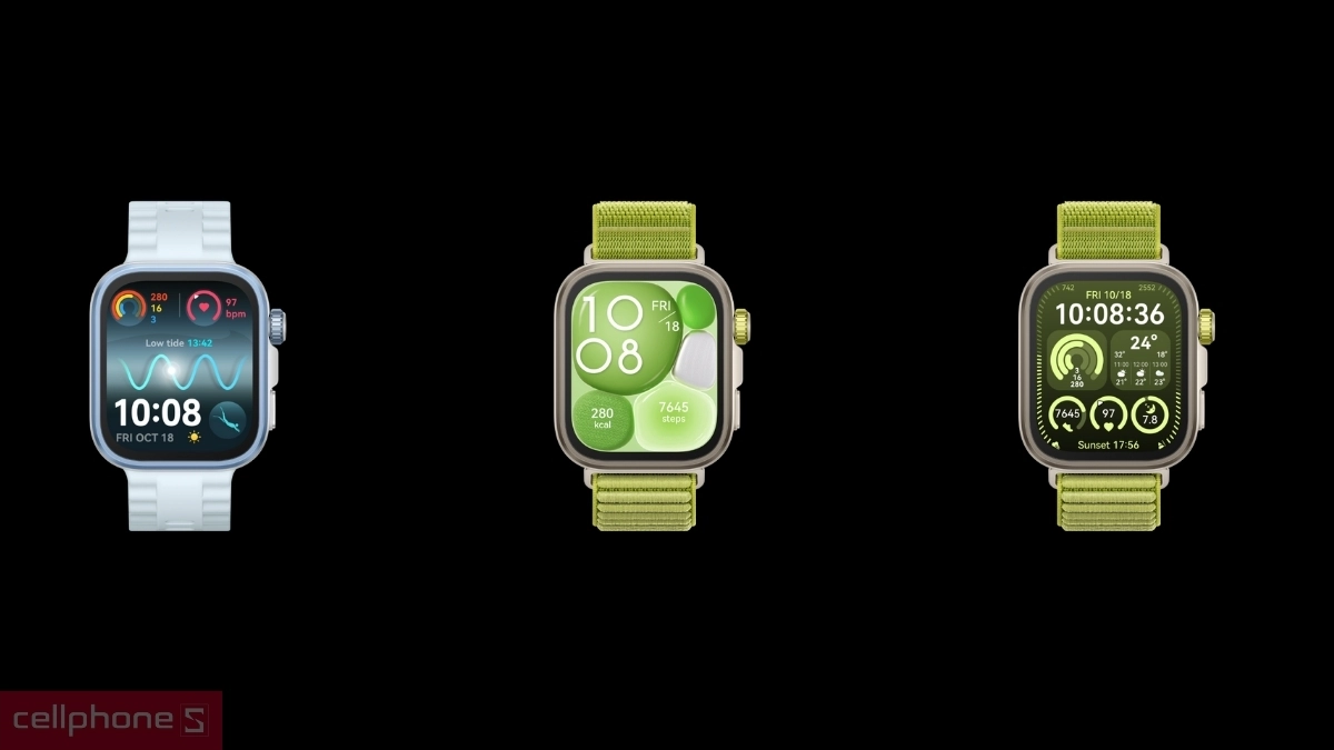 Các lựa chọn mặt đồng hồ HUAWEI Watch Fit 4 Pro