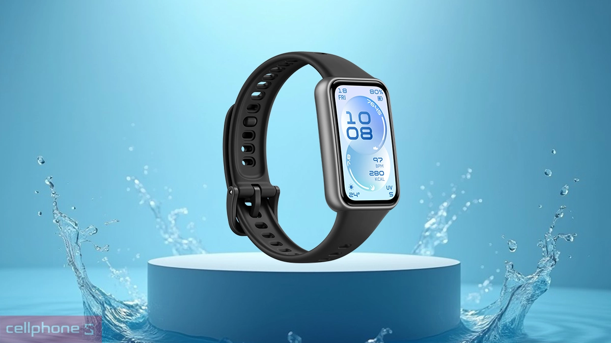 Kháng nước vòng đeo tay thông minh Huawei Band 11 khung Polyme