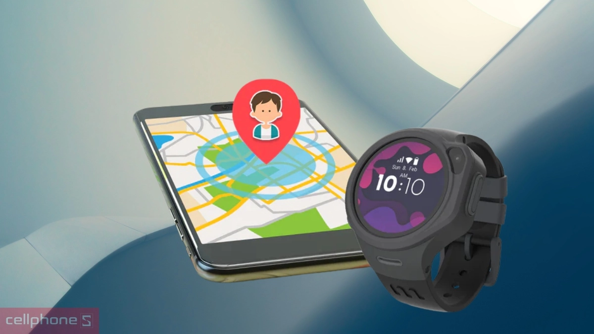 Đồng hồ định vị trẻ em Oaxis myFirst Fone R1C - Định vị chính xác và thiết kế hiện đại