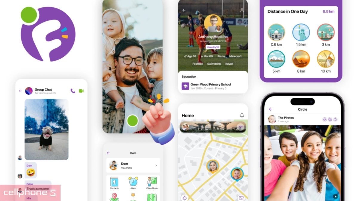 Kết nối ứng dụng myFirst Circle với Đồng hồ thông minh trẻ em myFirst Fone M2