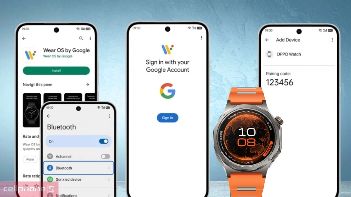 Tải về ứng dụng OHealth kết nối đồng hồ thông minh OPPO Watch X3