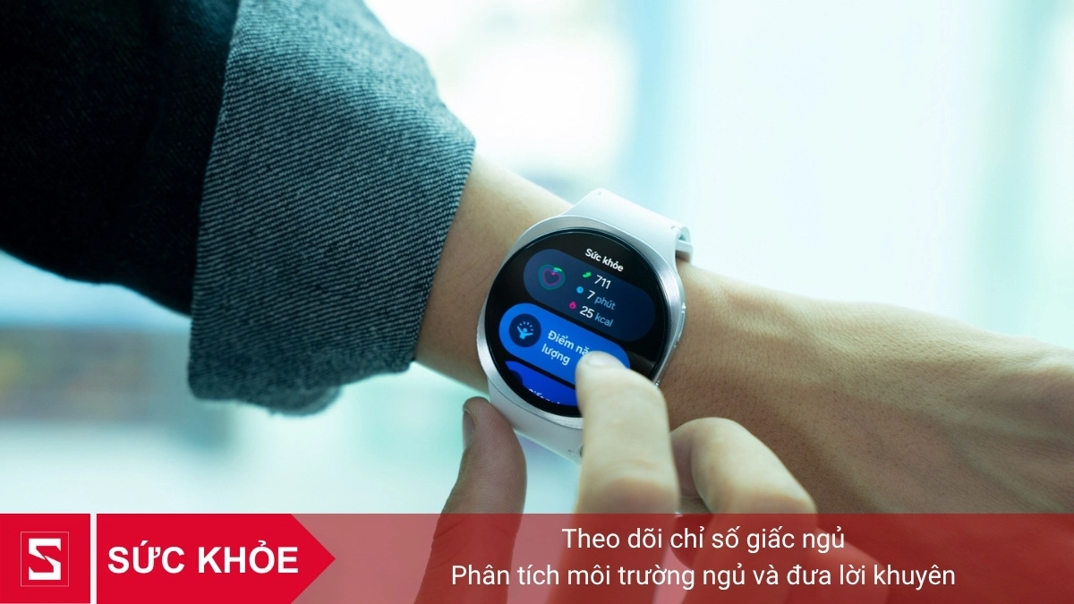 Samsung Galaxy Watch 8 44mm tích hợp nhiều tính năng sức khỏe chuyên sâu