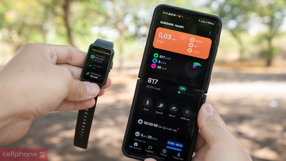 Nắm bắt tình trạng sức khỏe toàn diện với Samsung Health