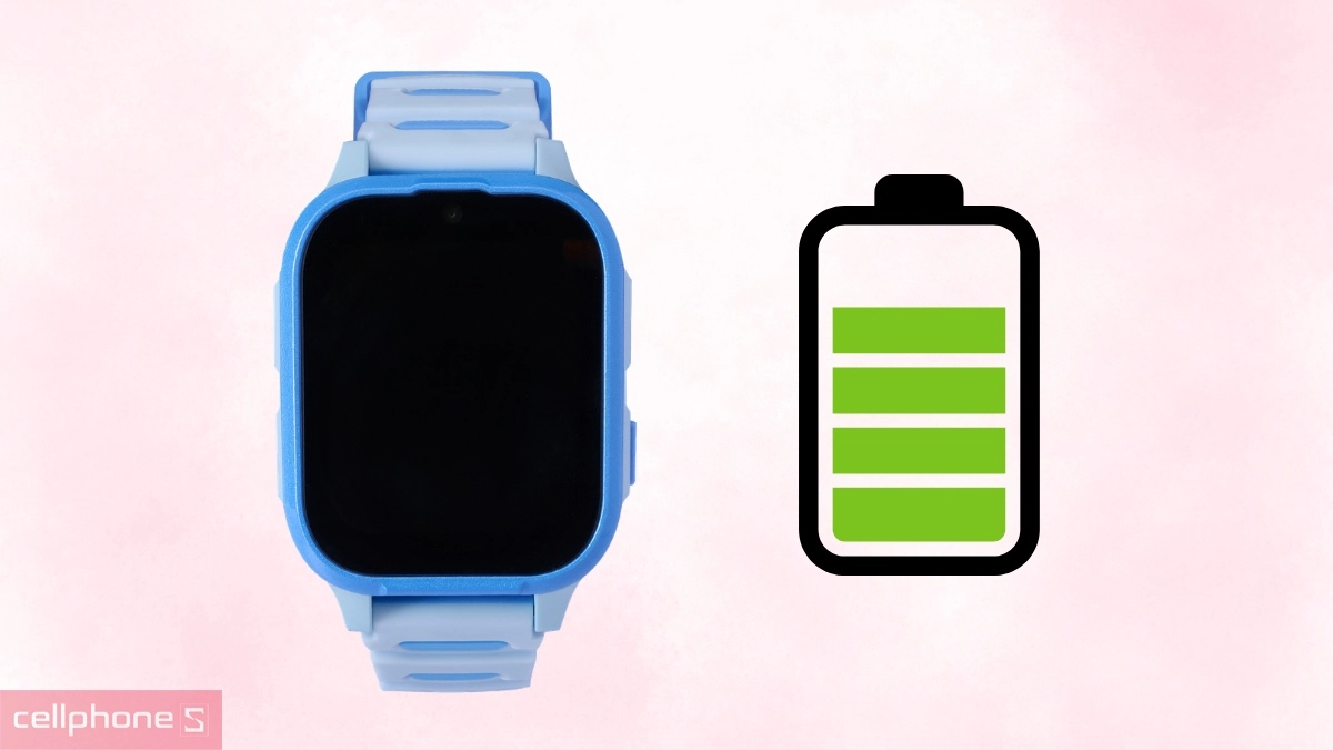 Thời gian sử dụng đồng hồ thông minh trẻ em Tammi Watch-Kid Plus