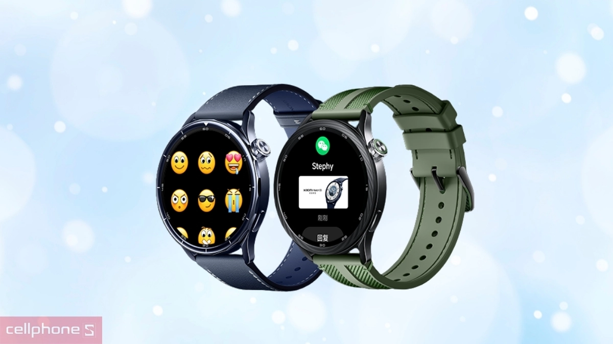 Hệ điều hành HyperOS 3 trên đồng hồ thông minh Xiaomi Watch S5 dây vải