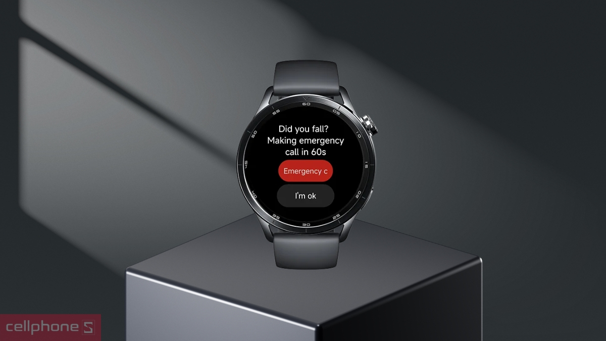 Cảnh báo SOS trên Xiaomi Watch S5