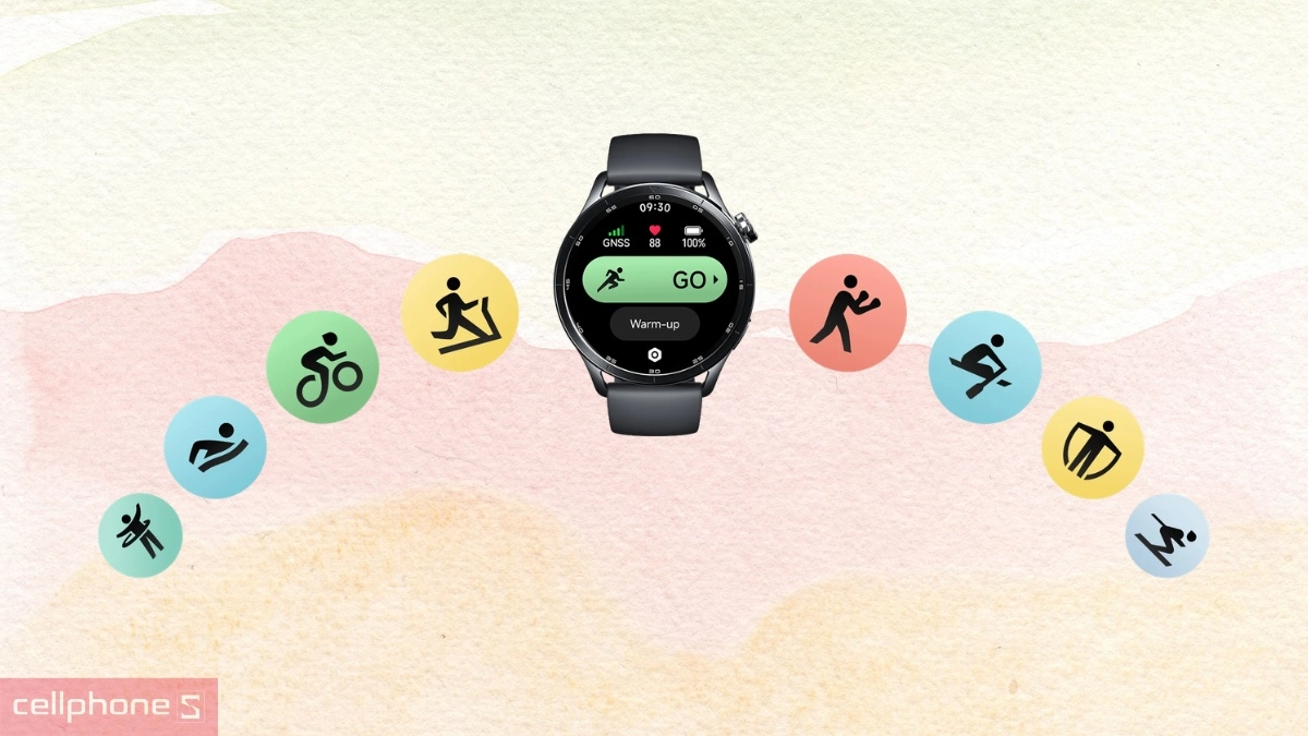 Hơn 150 chế độ thể thao trên Xiaomi Watch S5