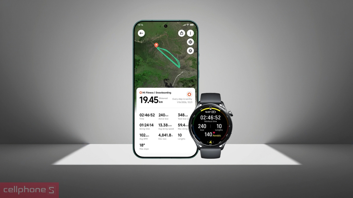 Huấn luyện viên ảo trên Xiaomi Watch S5