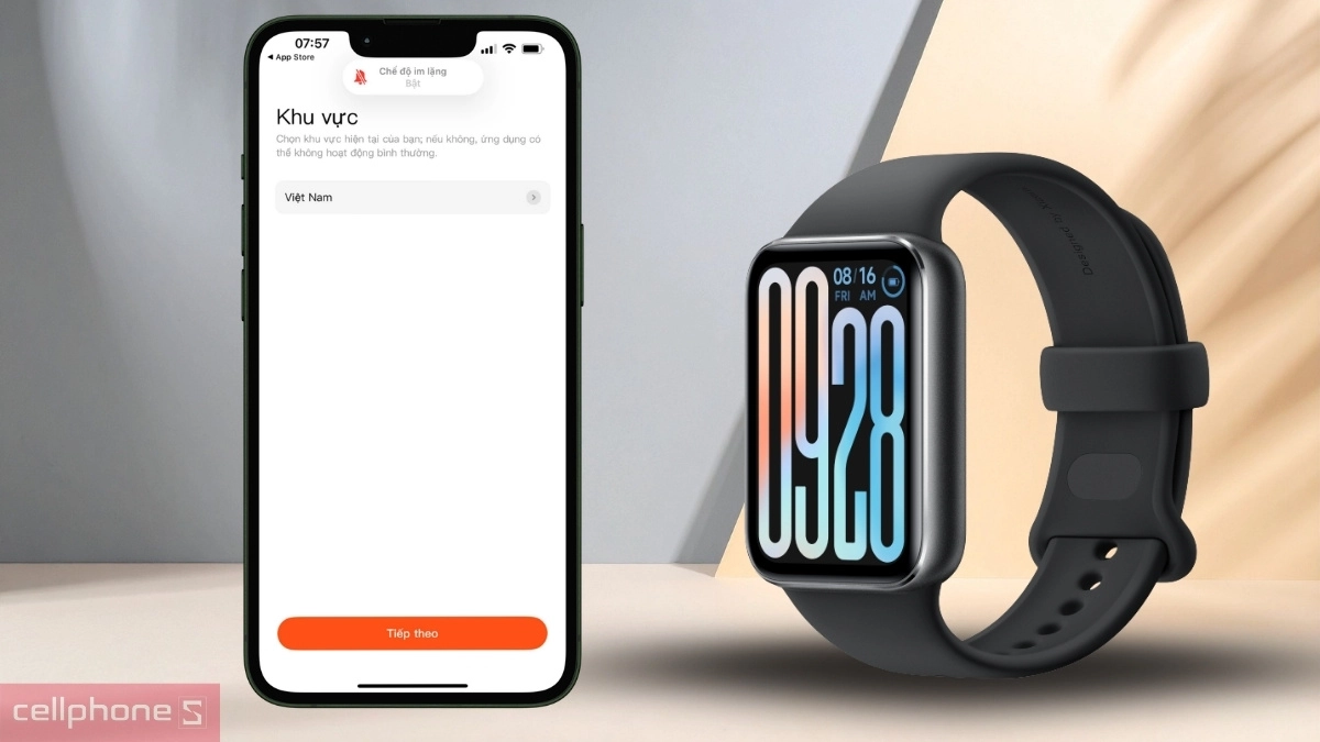 Quét mã ứng dụng cho vòng đeo tay thông minh Xiaomi MiBand 10 Pro