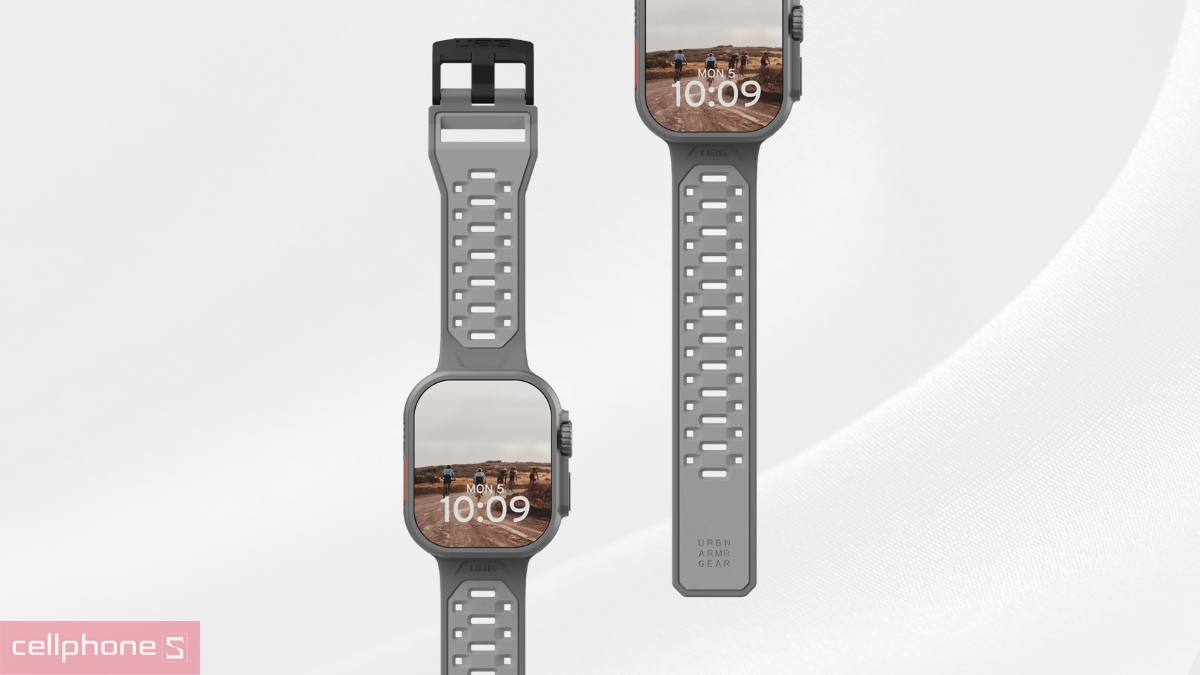 Chất liệu dây đeo Apple Watch UAG Civilian 44/45/46/49mm Graphite