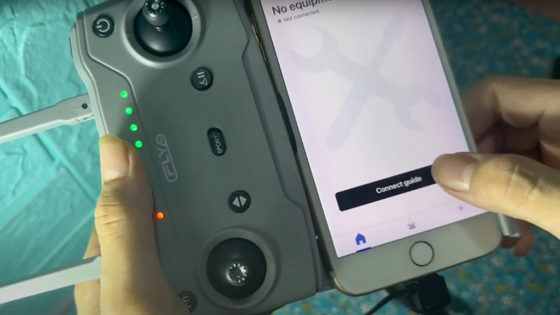 Hướng dẫn kết nối flycam Faith Mini với điện thoại