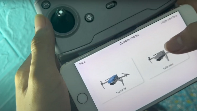 Hướng dẫn kết nối flycam Faith Mini với điện thoại