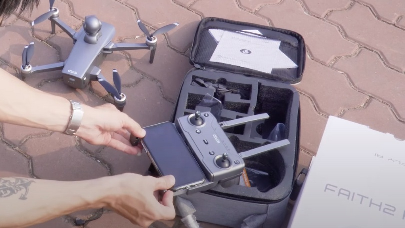 Hướng dẫn kết nối flycam Faith 2 Pro với điện thoại