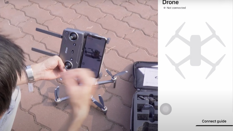 Hướng dẫn kết nối flycam Faith 2 Pro với điện thoại