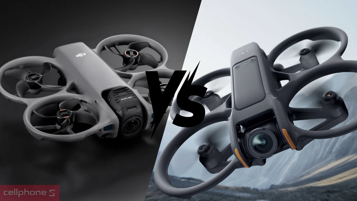 So sánh tính năng DJI Avata 360 (Body Only) với DJI Avata 2