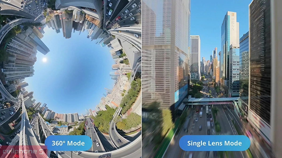 Chế độ Single Lens trên DJI Avata 360 Motion Fly More Combo