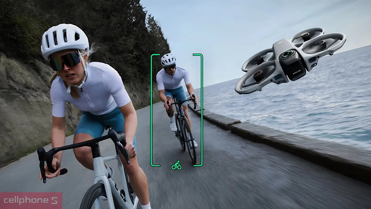 ActiveTrack 360° trên DJI Avata 360 Motion Fly More Combo