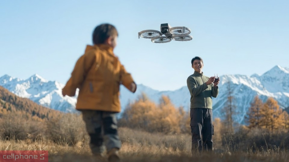 Truyền sóng DJI O4 trên DJI Flip (DJI RC-2)