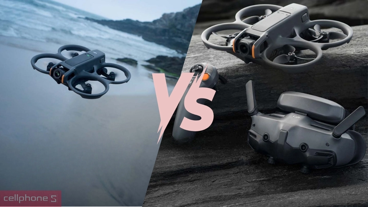 So sánh DJI Avata 3 Fly More Combo (1 Pin) với DJI AVATA 2