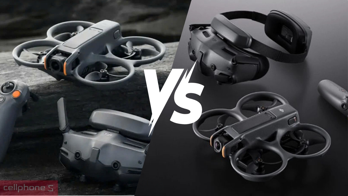 So sánh DJI Avata 3 Fly More Combo (3 Pin) và DJI Avata 2 Fly More Combo 3 Pin