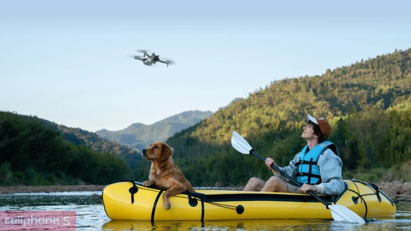 Flycam DJI mini 3 fly more combo DJI RC chất lượng hình ảnh 4K, thời gian bay dài